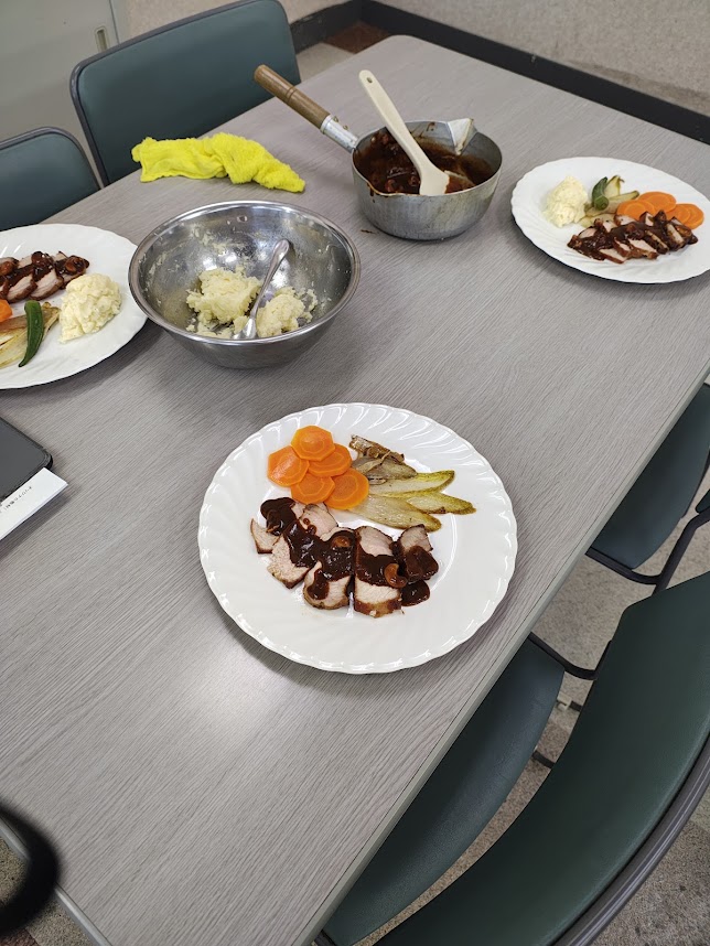 修文学院高校 食物調理科の調理実習作品